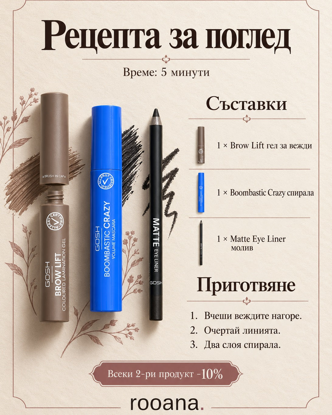 Rooana ad - Рецепта за поглед