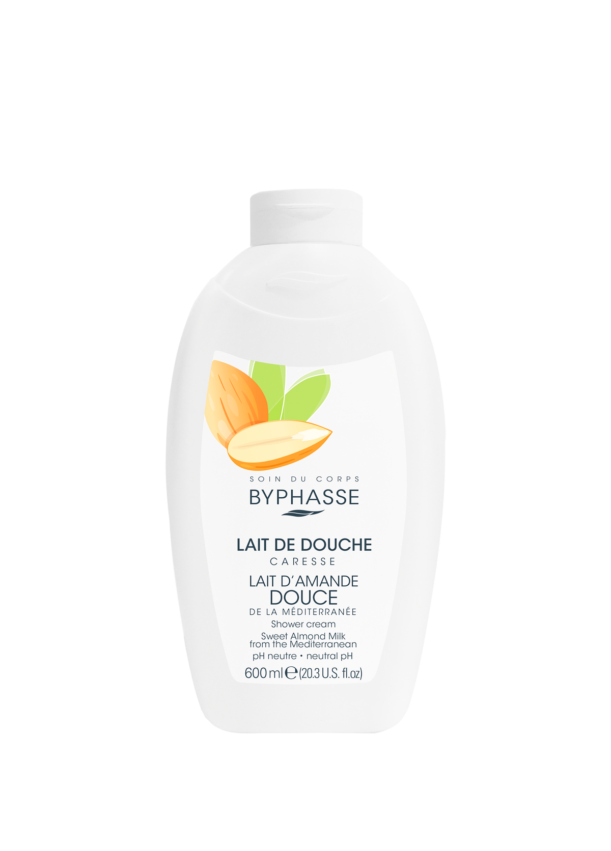 Byphasse Душ крем за тяло SWEET ALMOND MILK 600 мл