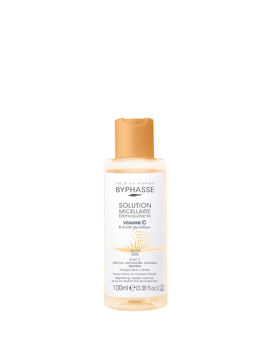 Byphasse Мицеларна за почистване на грим с VITAMIN C & GLYCOLIC ACID 100 мл. NEW
