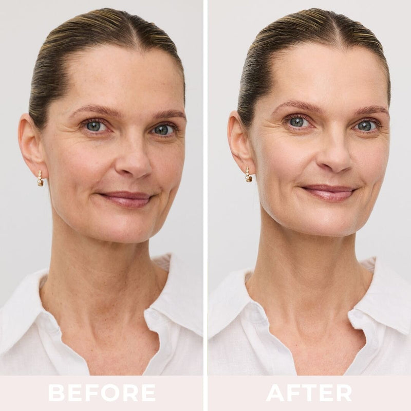Преди и след — тен с GOSH BB Cream